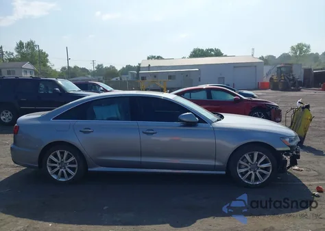 2016 Audi A6 2.0T Premium Plus z USA, uszkodzony, nr VIN WAUGFAFCXGN093334